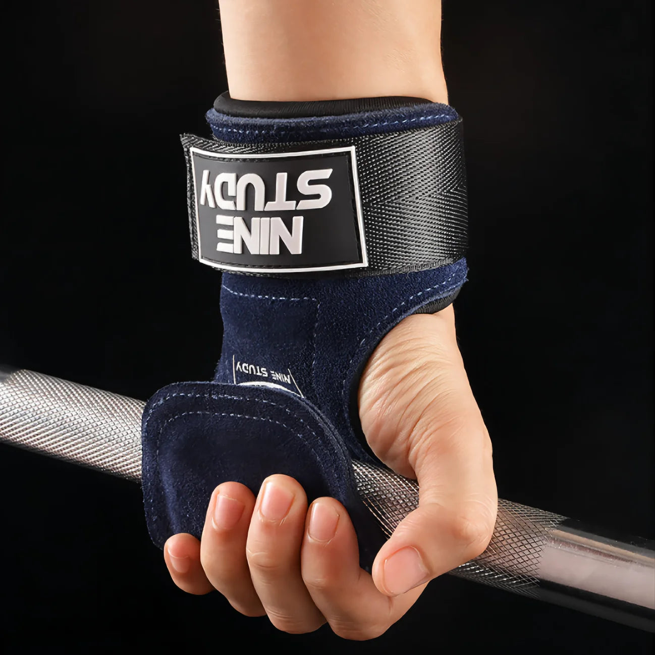 New Leather Gym Gloves Pull-ups Lifting Gymnastic Crossfit Anti-Skid Belt Wraps Support Palm Protection Pads Fitness Accessories - WeightCityStore