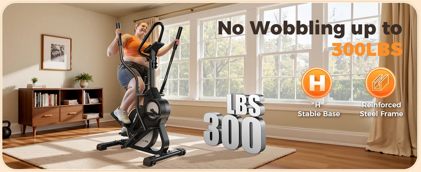 YOSUDA Elliptical Exercise Machine,3-in-1(Elliptical+Cardio Climber+Stair Stepper) Elliptical Machine for Home,Quiet Magnetic - WeightCityStore