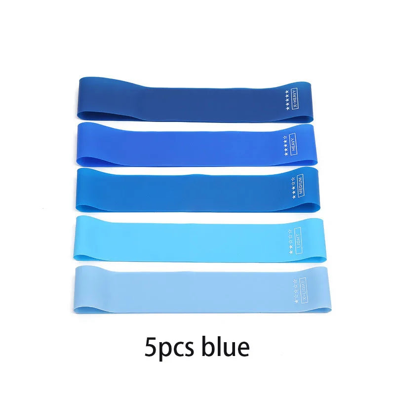 Different Resistance Bands Yoga Band Fitness Exercise Training Hip Tension Band Leg Squat Dance Elastic Loop Stretch Band - WeightCityStore