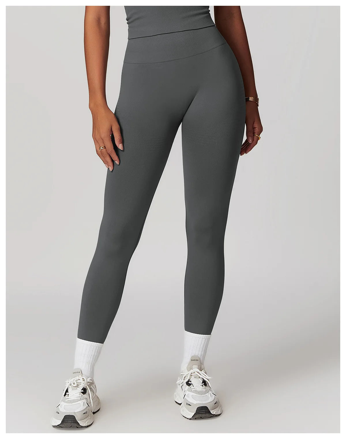 High Waist Seamless Leggings Women Fitness Running Yoga Pants Ribbed Leggings Energy Gym Tights Leggings Casual Workout Leggings - WeightCityStore