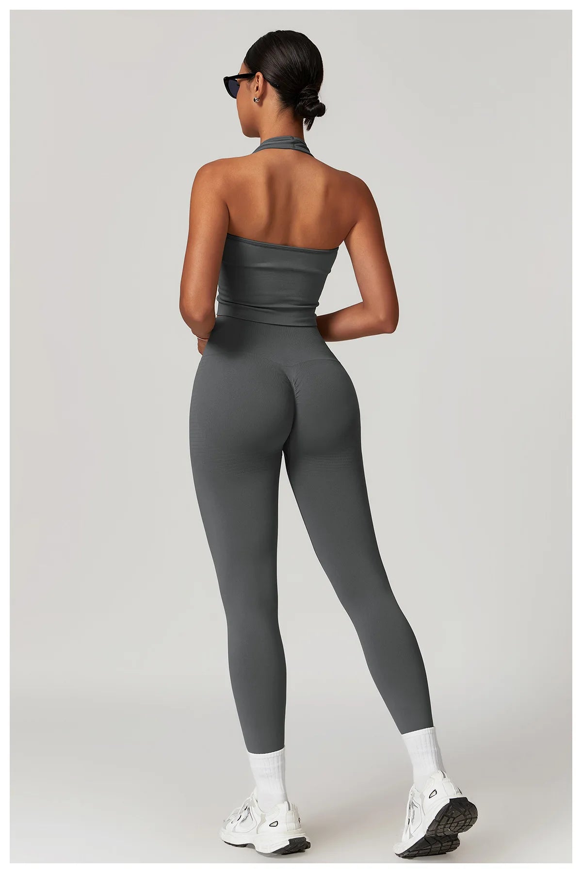 High Waist Seamless Leggings Women Fitness Running Yoga Pants Ribbed Leggings Energy Gym Tights Leggings Casual Workout Leggings - WeightCityStore