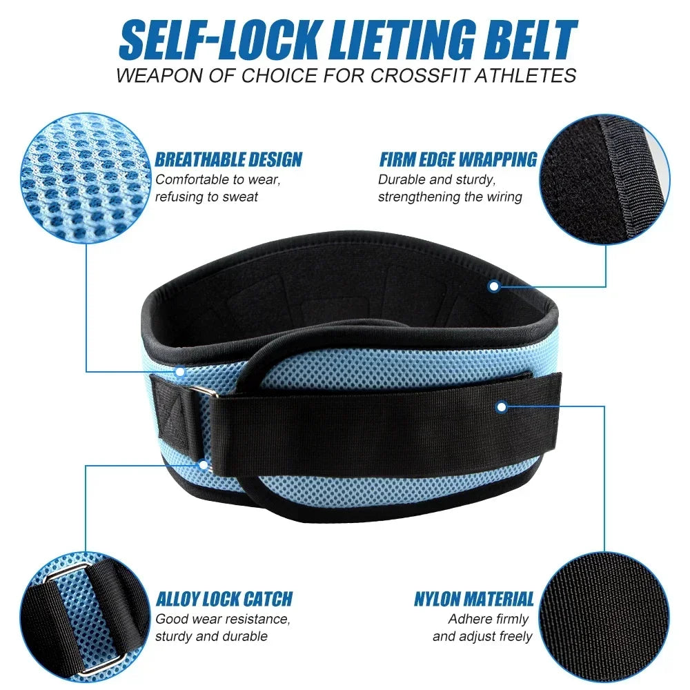 Fitness Weight Lifting Belt Workout Waist Belt Training Sport Waist Brace Gym Lumbar Back Brace Squat Powerlifting Waist Support - WeightCityStore