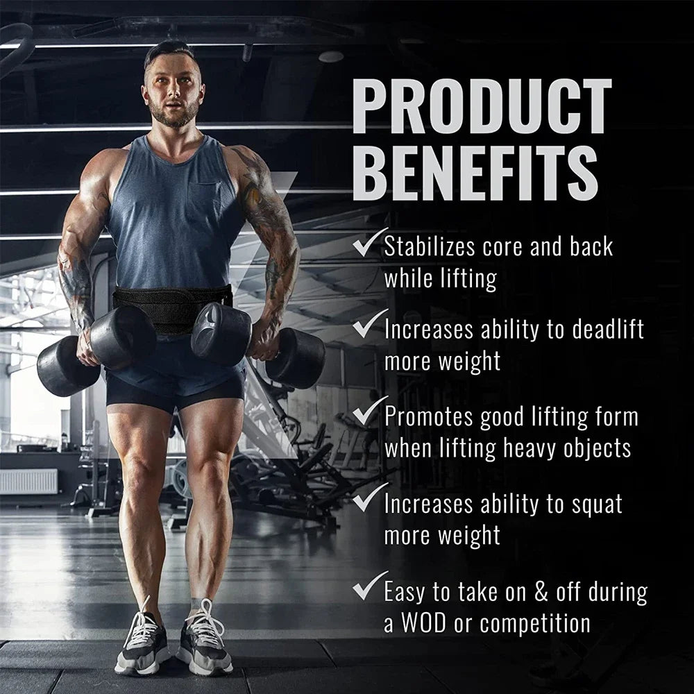 Fitness Weight Lifting Belt Workout Waist Belt Training Sport Waist Brace Gym Lumbar Back Brace Squat Powerlifting Waist Support - WeightCityStore
