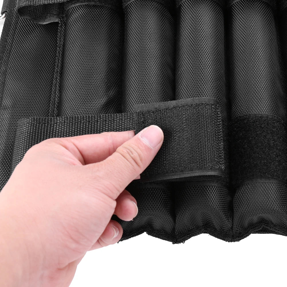 3-35kg Durable Loading Weighted Vest Adjustable Weight Training Exercise Waistcoat Jacket Sand Clothing Boxing Fitness Equipment - WeightCityStore