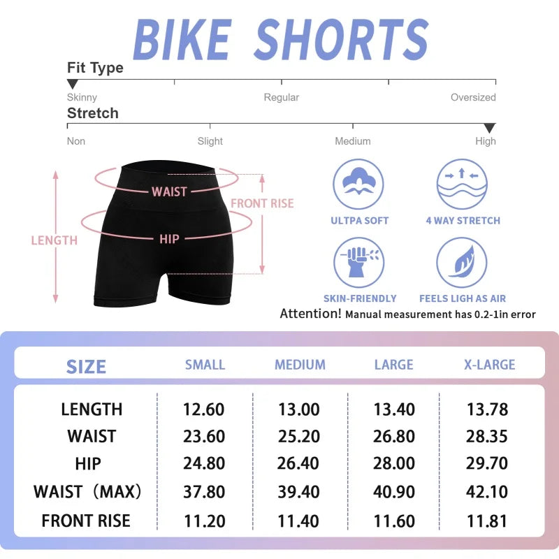 3pcs High Waist Shorts - WeightCityStore