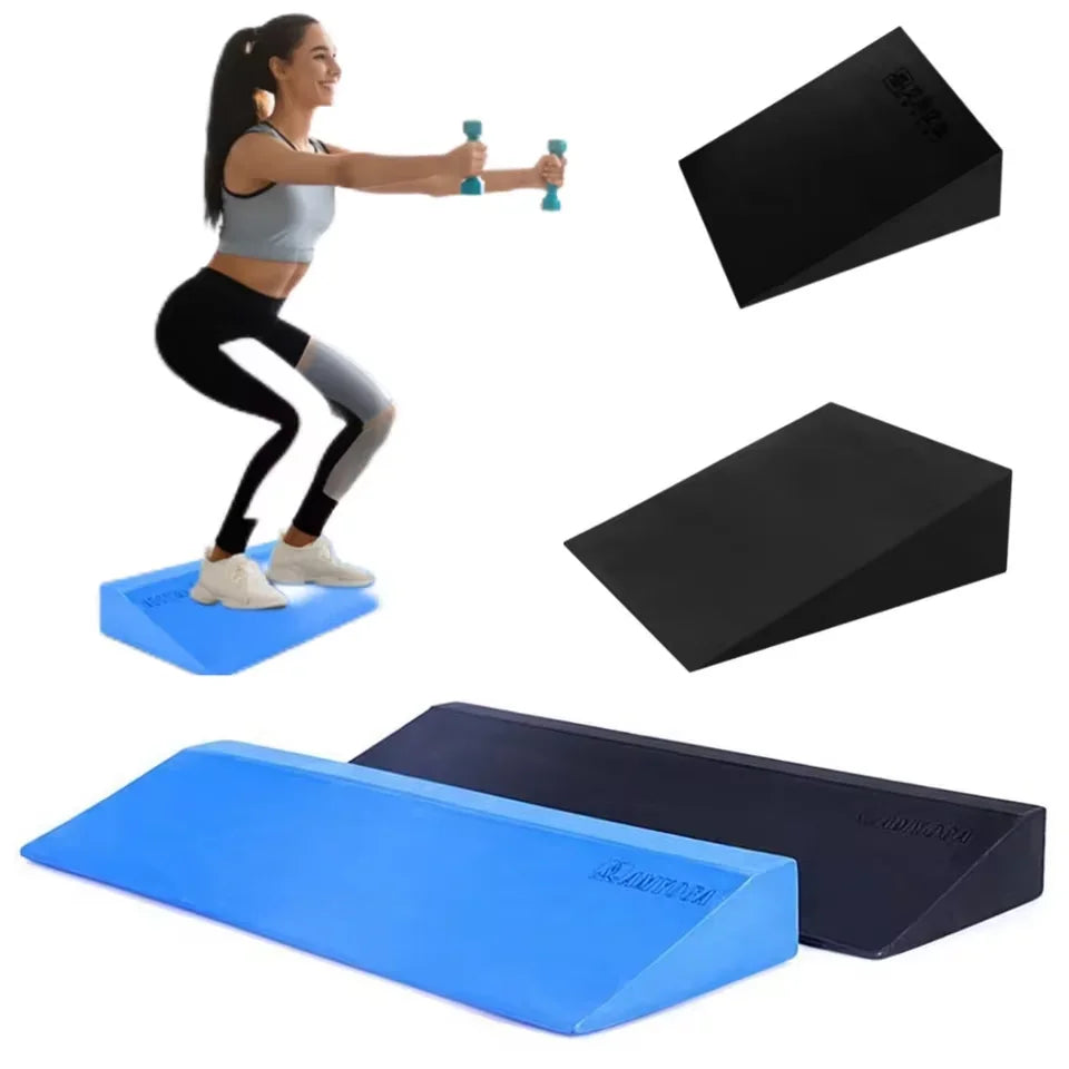 1/2Pcs Yoga Wedge Block EVA Foam Yoga Wedge Stretch Slant Board Wrist Lower Back Support Pilates Wedge Squat Fitness Accessories - WeightCityStore