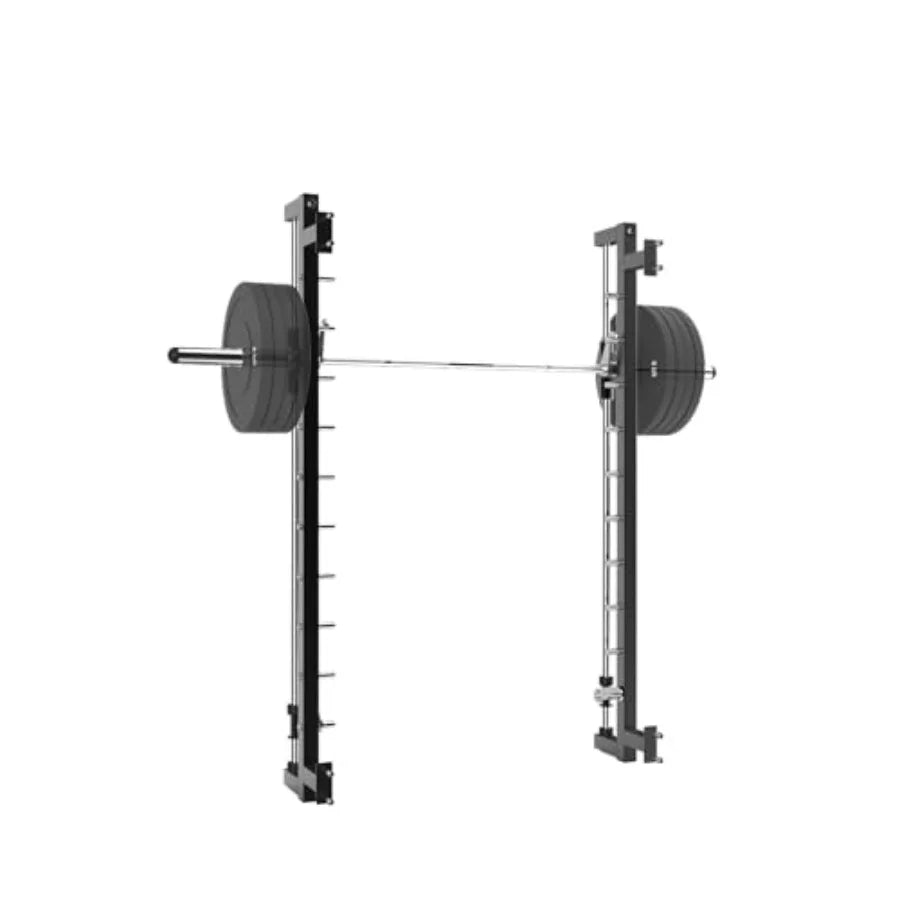Power Cage With Smith Barbell Rack With LAT Pulldown MultiFunctional Squat Rack Cable Pulley System Dip Handles and JHooks for - WeightCityStore