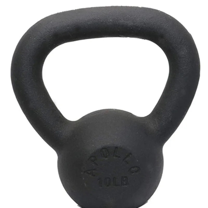 Solid Cast Kettle bells Ideal for Strength Training Building Muscles Great for swings dead lifts squats get-ups and more black - WeightCityStore