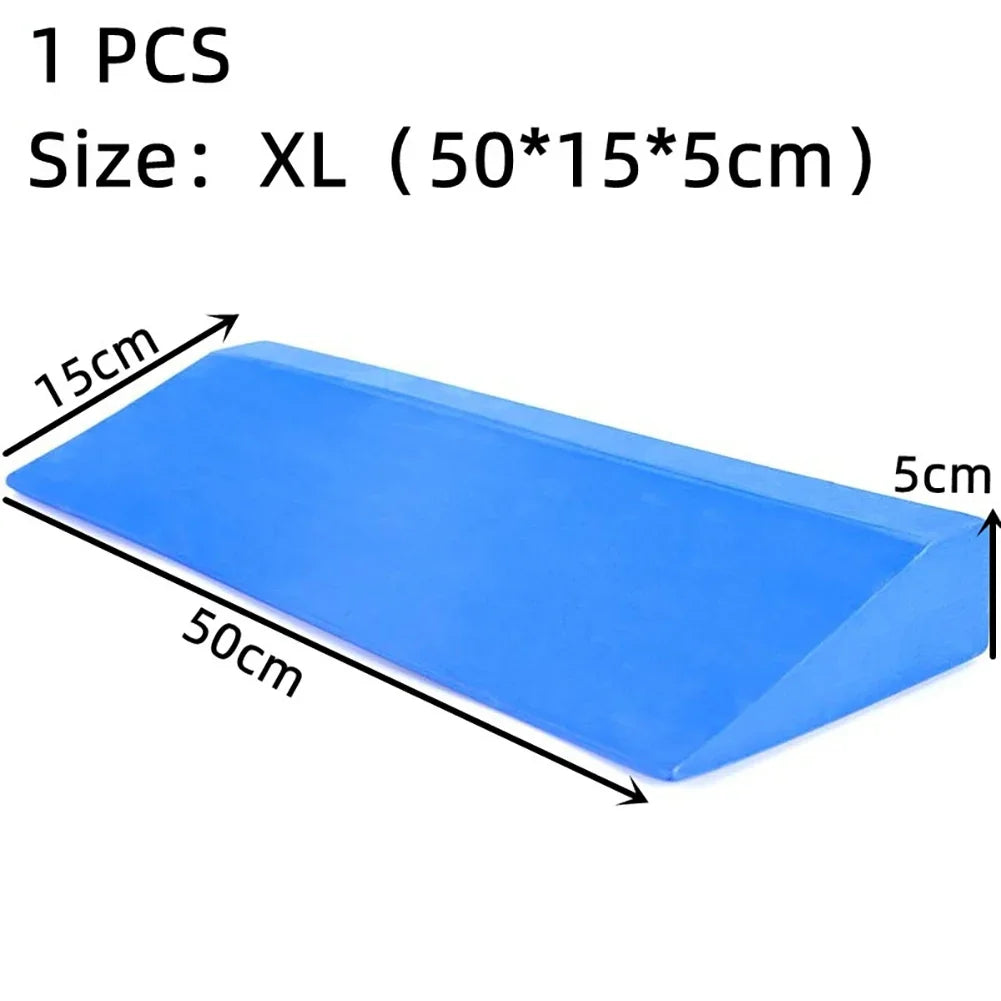 1/2Pcs Yoga Wedge Block EVA Foam Yoga Wedge Stretch Slant Board Wrist Lower Back Support Pilates Wedge Squat Fitness Accessories - WeightCityStore