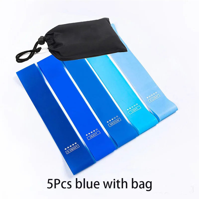 Different Resistance Bands Yoga Band Fitness Exercise Training Hip Tension Band Leg Squat Dance Elastic Loop Stretch Band - WeightCityStore