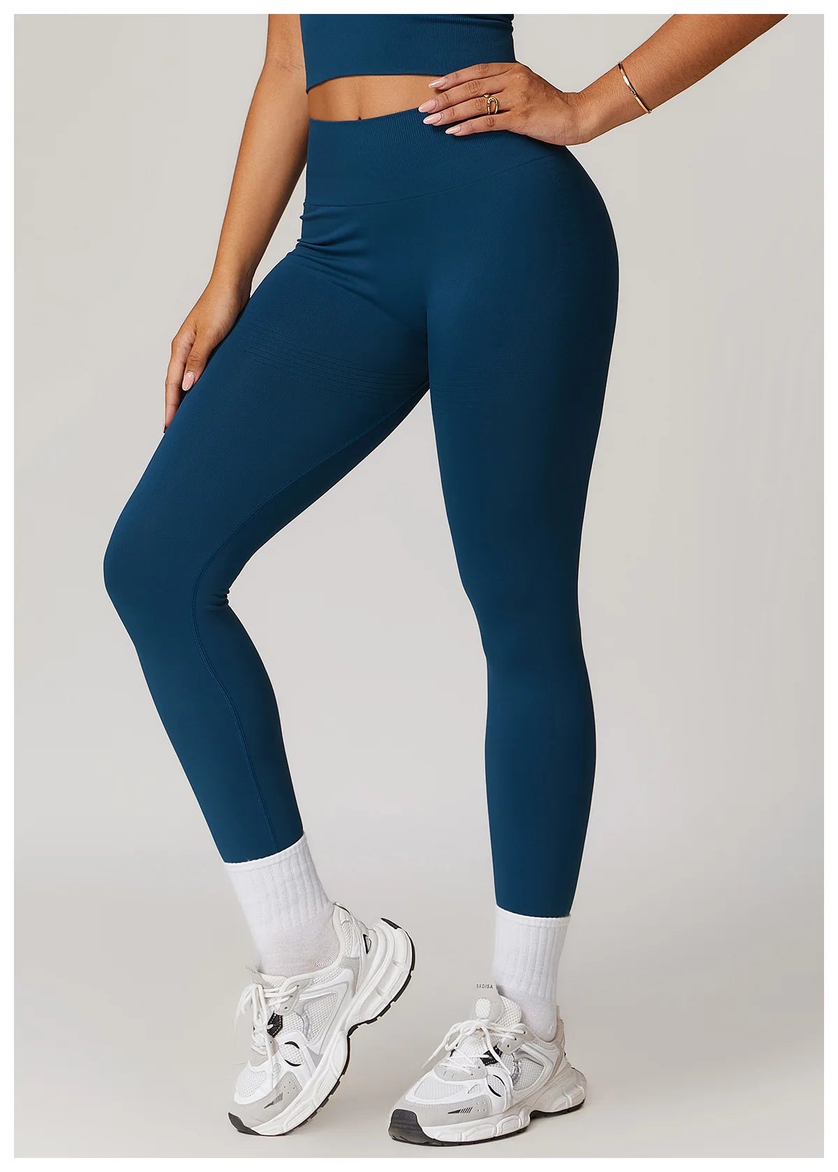 High Waist Seamless Leggings Women Fitness Running Yoga Pants Ribbed Leggings Energy Gym Tights Leggings Casual Workout Leggings - WeightCityStore