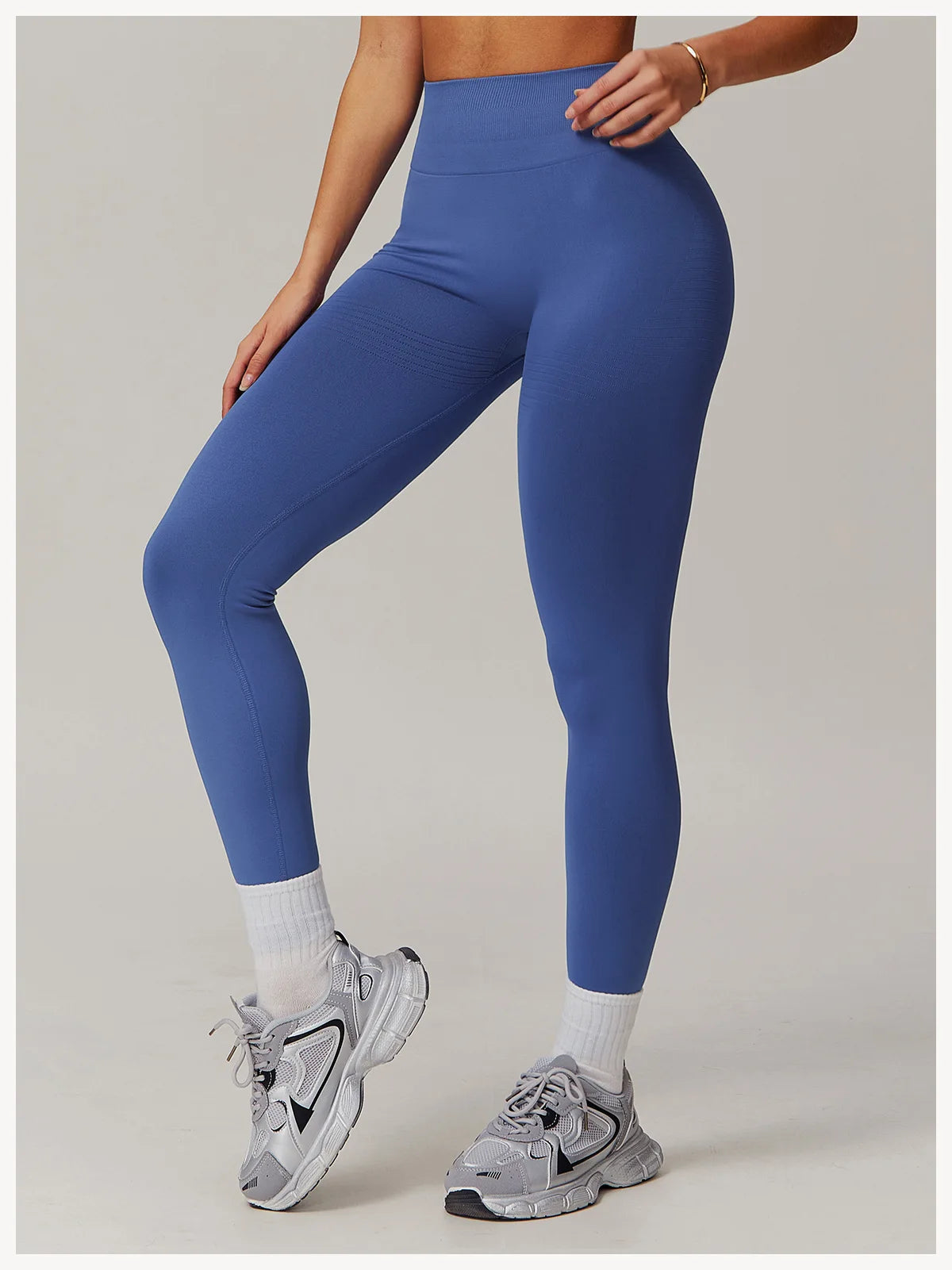 High Waist Seamless Leggings Women Fitness Running Yoga Pants Ribbed Leggings Energy Gym Tights Leggings Casual Workout Leggings - WeightCityStore