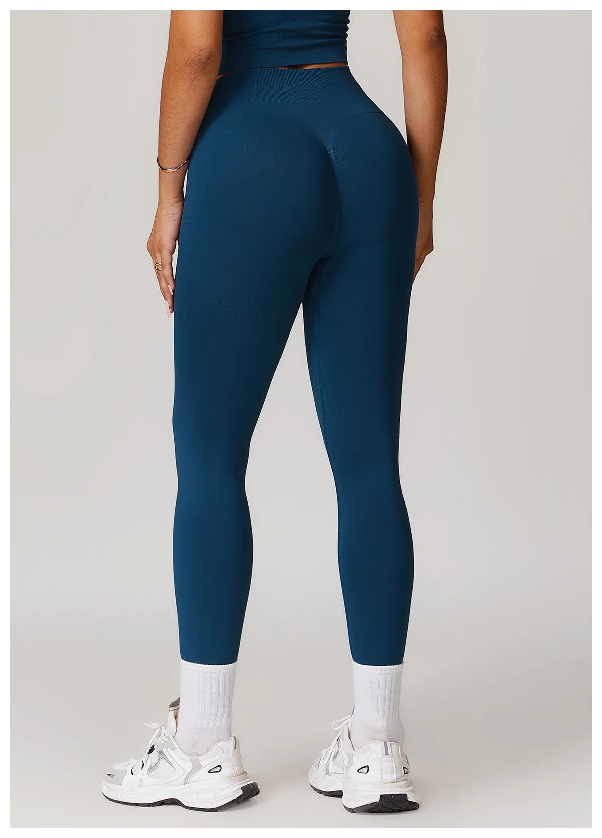High Waist Seamless Leggings Women Fitness Running Yoga Pants Ribbed Leggings Energy Gym Tights Leggings Casual Workout Leggings - WeightCityStore
