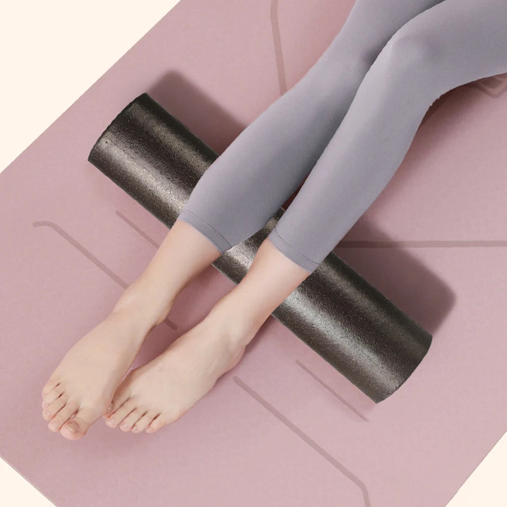 High Density Foam Rollers 12 Inch Solid Core Foam Massage Roller Round Back Legs Foam Roller for Exercise Yoga Pilates Physical - WeightCityStore