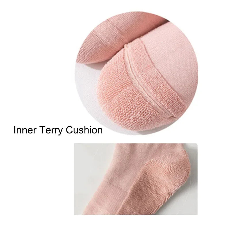 Yoga Socks Cotton Dot Silicone Terry Non-slip Women Pilates Grip Knee-high Slouch Socks