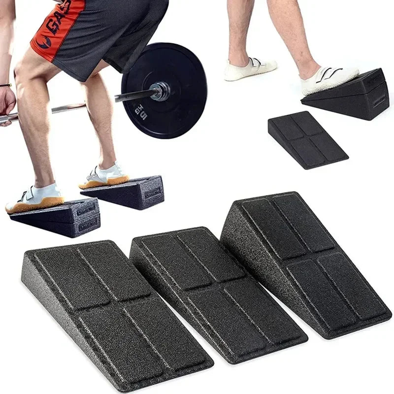 3pcs/set Squat Wedge Block Adjustable Non-Slip Squat Ramp Deadlift Wedge Calf Stretcher Slant Board Strength for Squat Deadlift - WeightCityStore