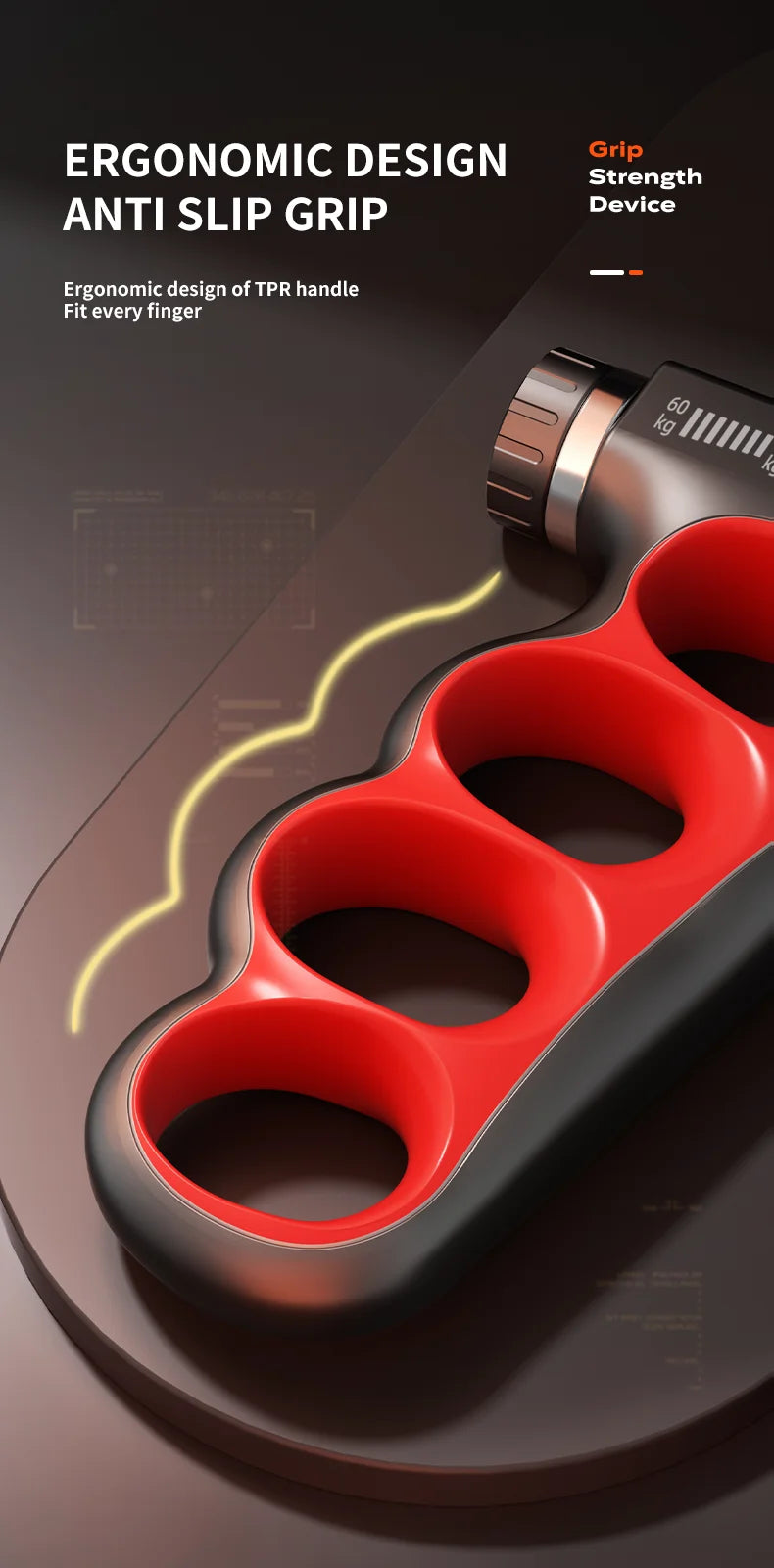 Grip Strengthener Gym Training Hand Exerciser Adjustable 5-100KG Fitness Unisex Finger Rehabilitation Training Hand Grip pesas - WeightCityStore