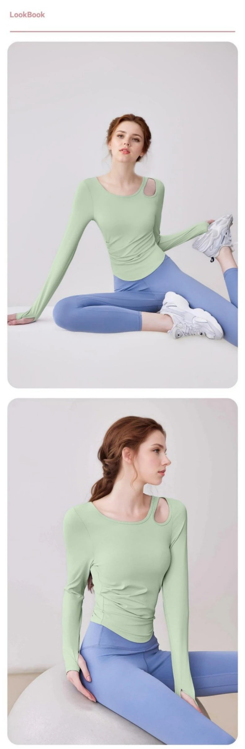 Women Yoga Top Lightweight Breathable Comfortable Yoga Long T-Shirt Casual Fitness Running Cycling Workout Yoga Long T-Shirt - WeightCityStore