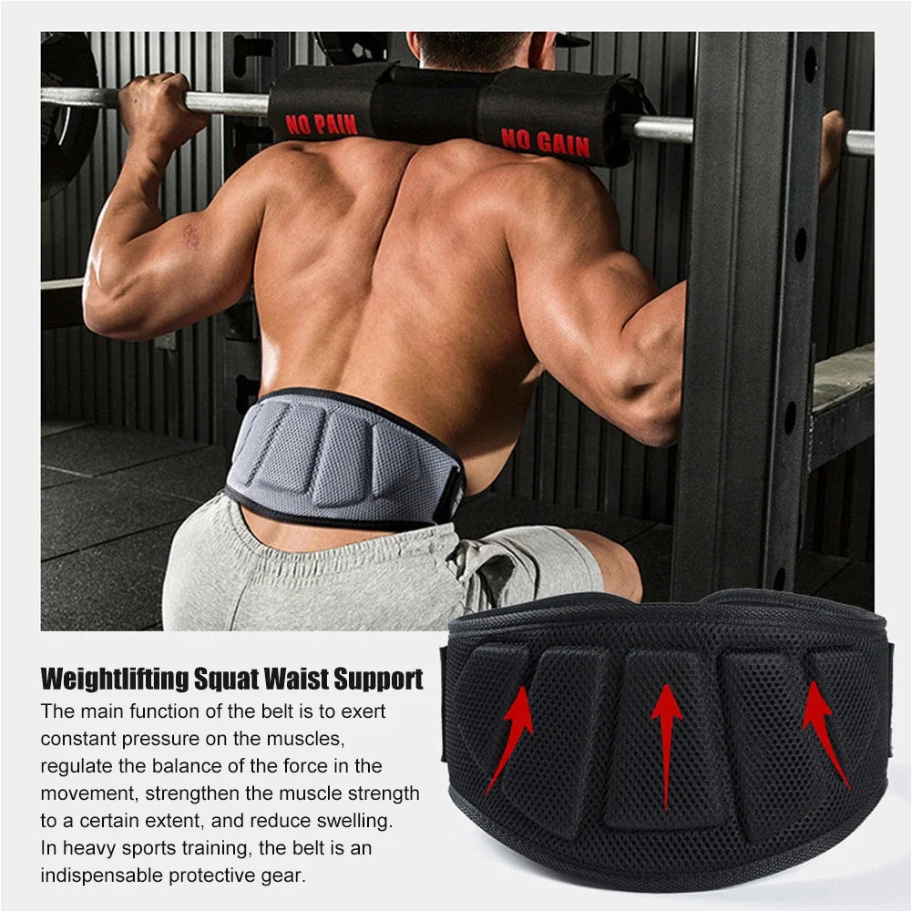 Fitness Weight Lifting Belt Workout Waist Belt Training Sport Waist Brace Gym Lumbar Back Brace Squat Powerlifting Waist Support - WeightCityStore