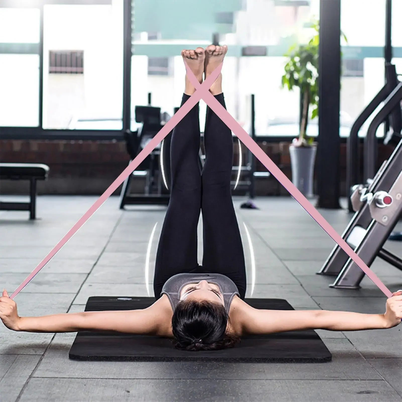 NEW Pilates Ball And Ring Set Pilates Fitness Ring Resistance Band Exercise Workout Fitness Equipment For Pregnancy Postpartum