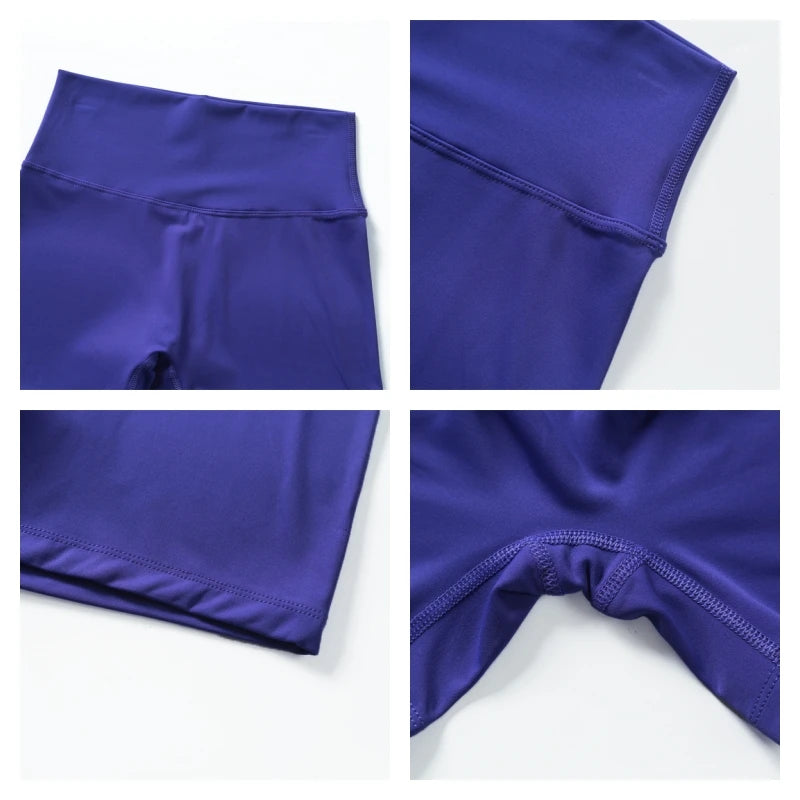 Running Sports Shorts Women Buttock Lift Gym Leggings Women Cycling Slim Fit Workout Shorts High Waist Yoga Shorts - WeightCityStore