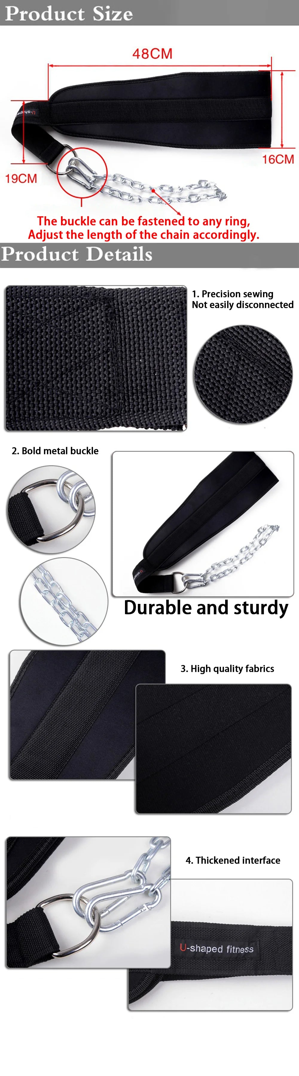 Pull up - Upper body strength weight-bearing belt, commercial bodybuilding room, sports barbell plate belt, fitness equipment - WeightCityStore