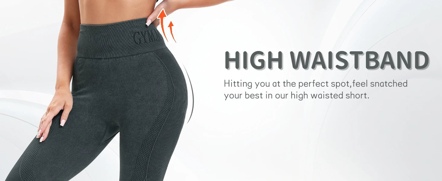 2 Pack Women's High Waisted  Lifting Seamless Solid Color Yoga Leggings Elastic And Breathable Fitness Sports Pants - WeightCityStore