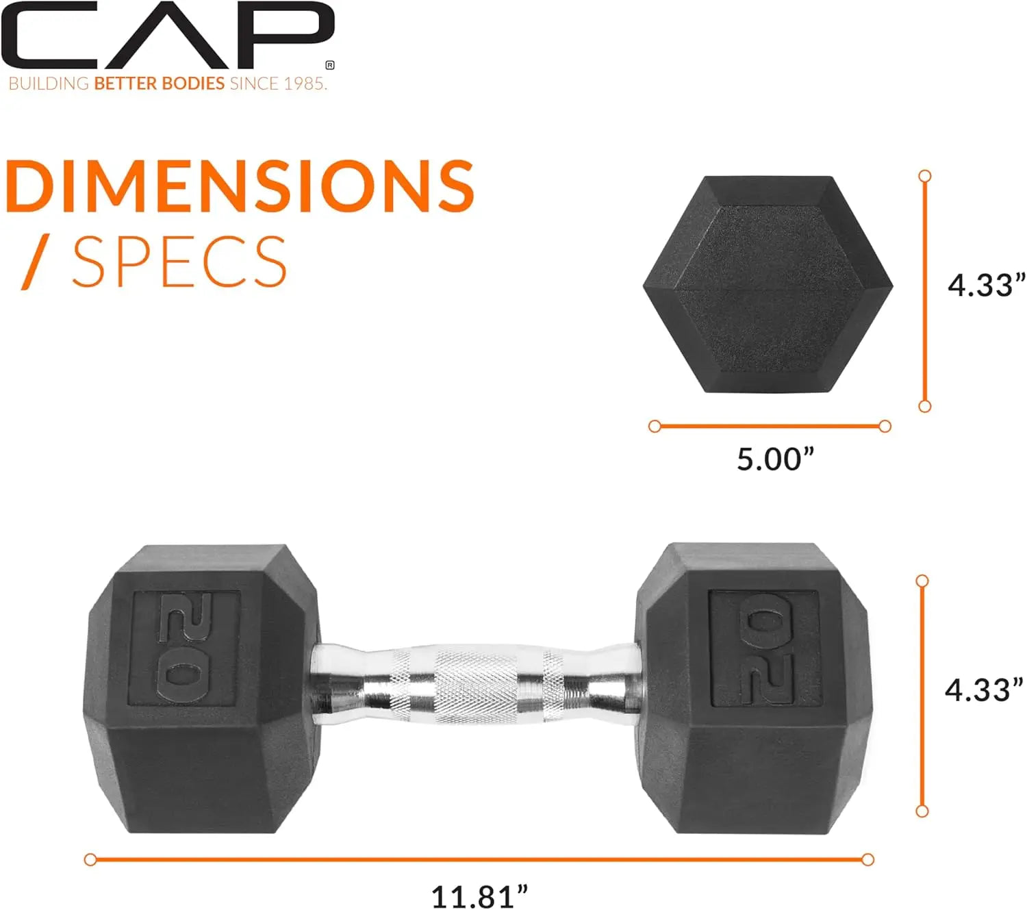 Coated Hex Dumbbell Set | Multiple Weights 3-50lb | Home Gym Strength Training Equipment - WeightCityStore