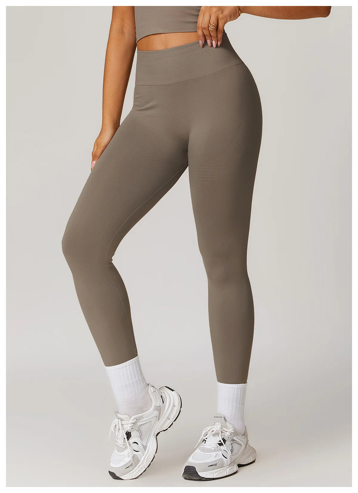 High Waist Seamless Leggings Women Fitness Running Yoga Pants Ribbed Leggings Energy Gym Tights Leggings Casual Workout Leggings - WeightCityStore