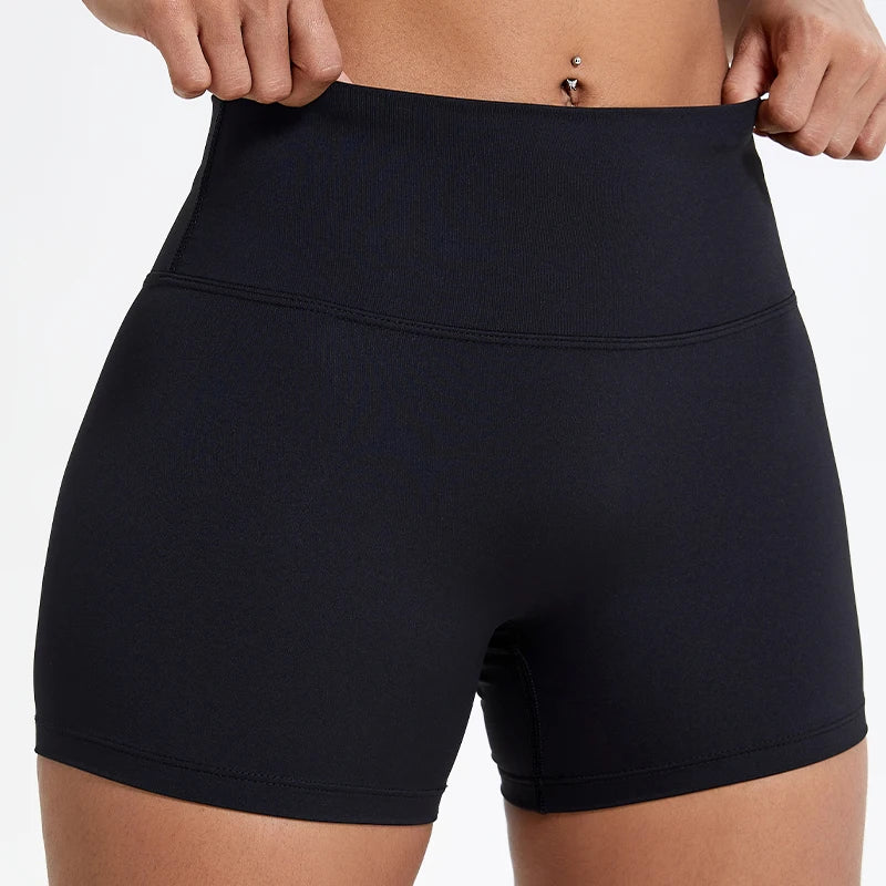 Running Sports Shorts Women Buttock Lift Gym Leggings Women Cycling Slim Fit Workout Shorts High Waist Yoga Shorts - WeightCityStore