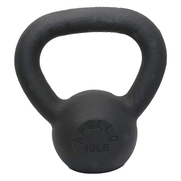 Solid Cast Kettle bells Ideal for Strength Training Building Muscles Great for swings dead lifts squats get-ups and more black - WeightCityStore