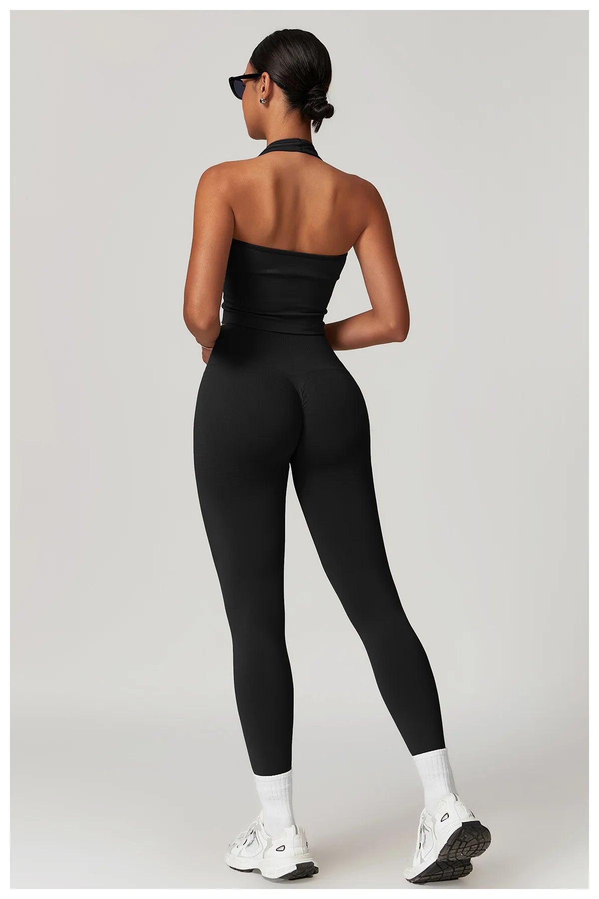 High Waist Seamless Leggings Women Fitness Running Yoga Pants Ribbed Leggings Energy Gym Tights Leggings Casual Workout Leggings - WeightCityStore