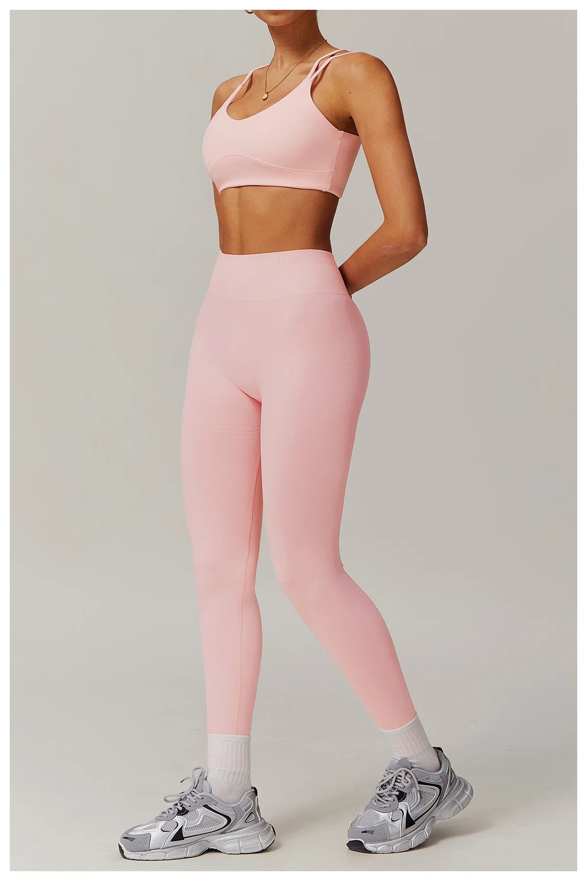 High Waist Seamless Leggings Women Fitness Running Yoga Pants Ribbed Leggings Energy Gym Tights Leggings Casual Workout Leggings - WeightCityStore