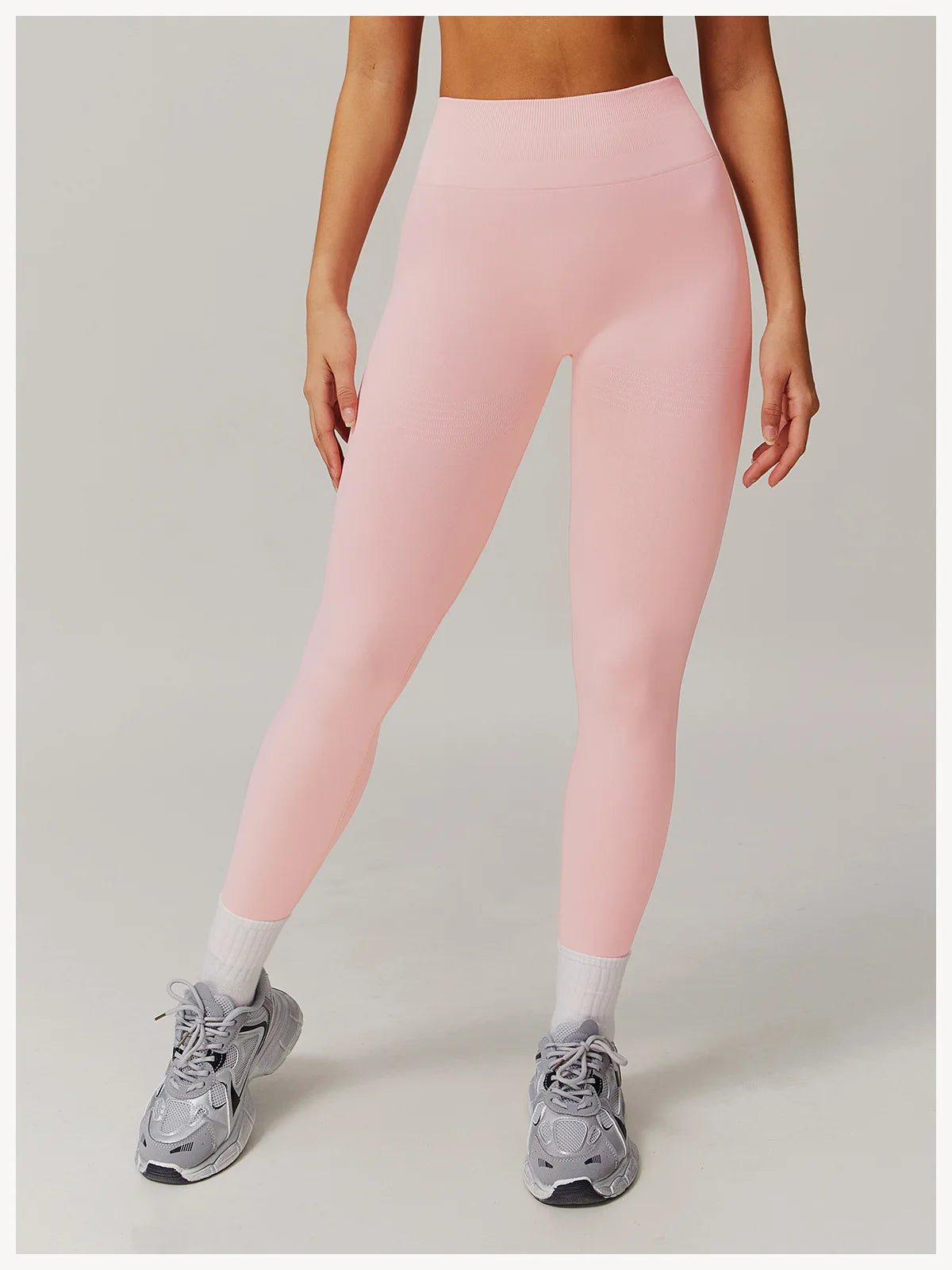 High Waist Seamless Leggings Women Fitness Running Yoga Pants Ribbed Leggings Energy Gym Tights Leggings Casual Workout Leggings - WeightCityStore