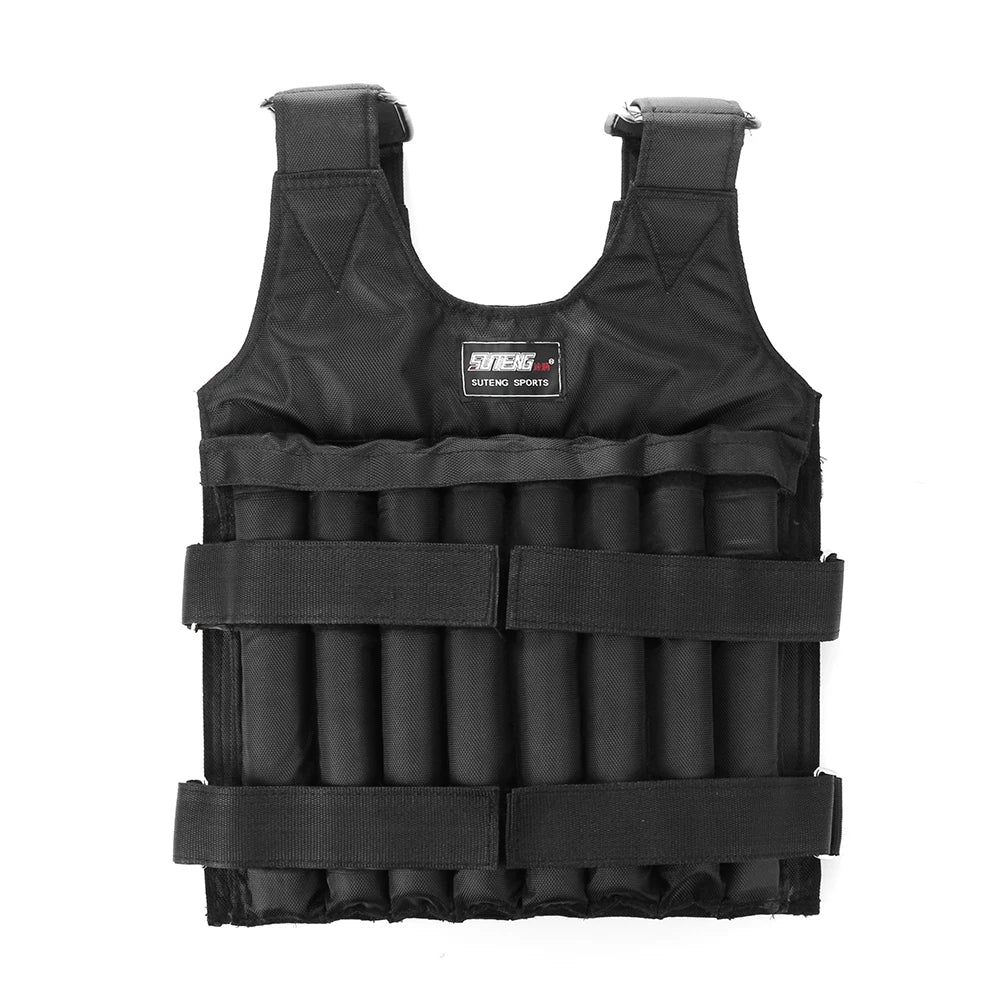3-35kg Durable Loading Weighted Vest Adjustable Weight Training Exercise Waistcoat Jacket Sand Clothing Boxing Fitness Equipment - WeightCityStore