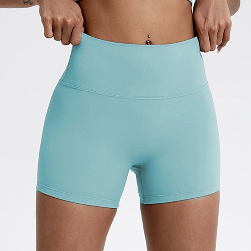 Running Sports Shorts Women Buttock Lift Gym Leggings Women Cycling Slim Fit Workout Shorts High Waist Yoga Shorts - WeightCityStore