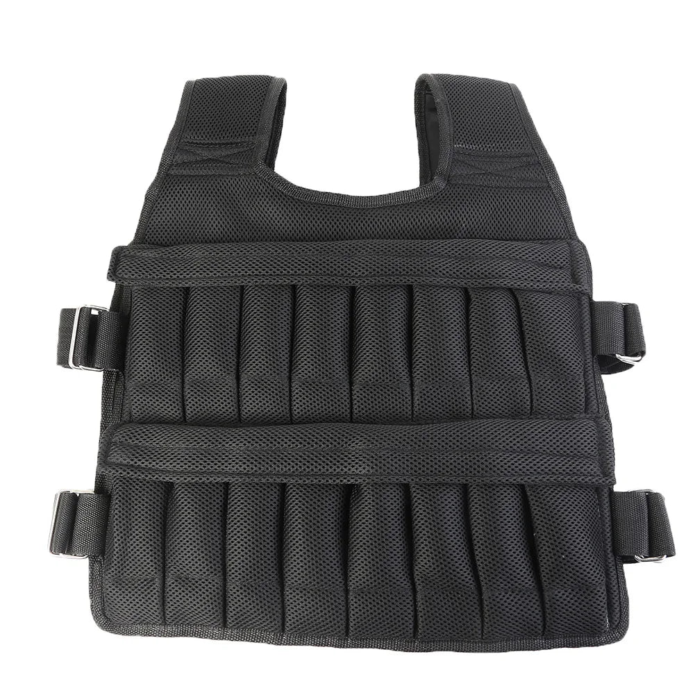 3-35kg Durable Loading Weighted Vest Adjustable Weight Training Exercise Waistcoat Jacket Sand Clothing Boxing Fitness Equipment - WeightCityStore