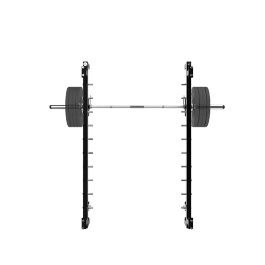Power Cage With Smith Barbell Rack With LAT Pulldown MultiFunctional Squat Rack Cable Pulley System Dip Handles and JHooks for - WeightCityStore