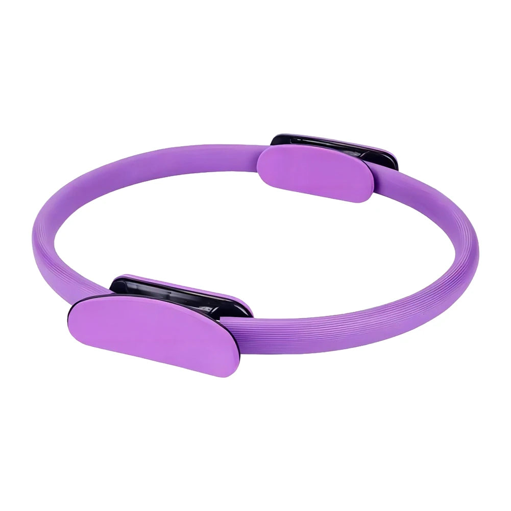 Pilates Ring Yoga Rings with Non Slip Handles Fitness Circle Portable Flexible Resistance Exercise Equipment for Core Workout