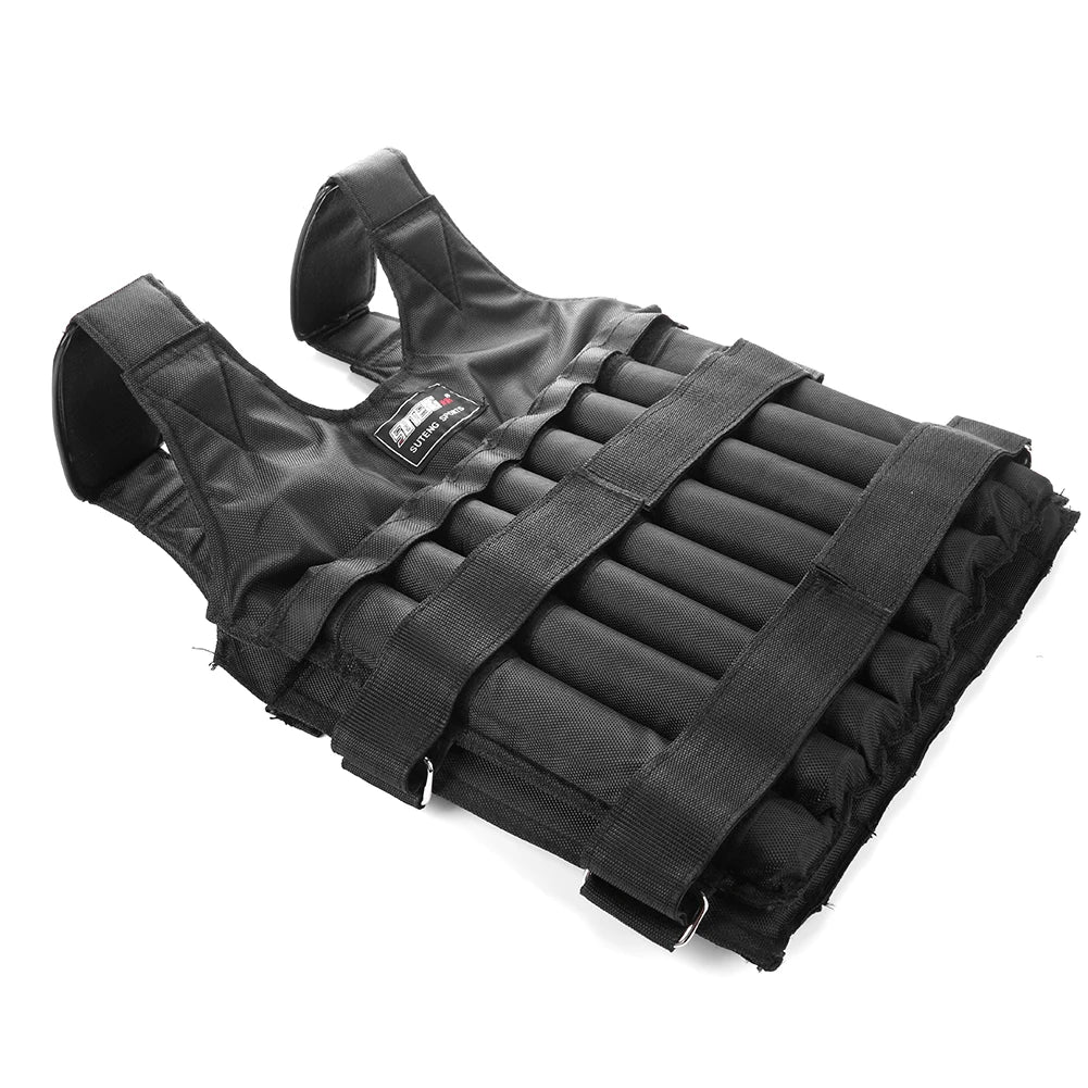 3-35kg Durable Loading Weighted Vest Adjustable Weight Training Exercise Waistcoat Jacket Sand Clothing Boxing Fitness Equipment - WeightCityStore