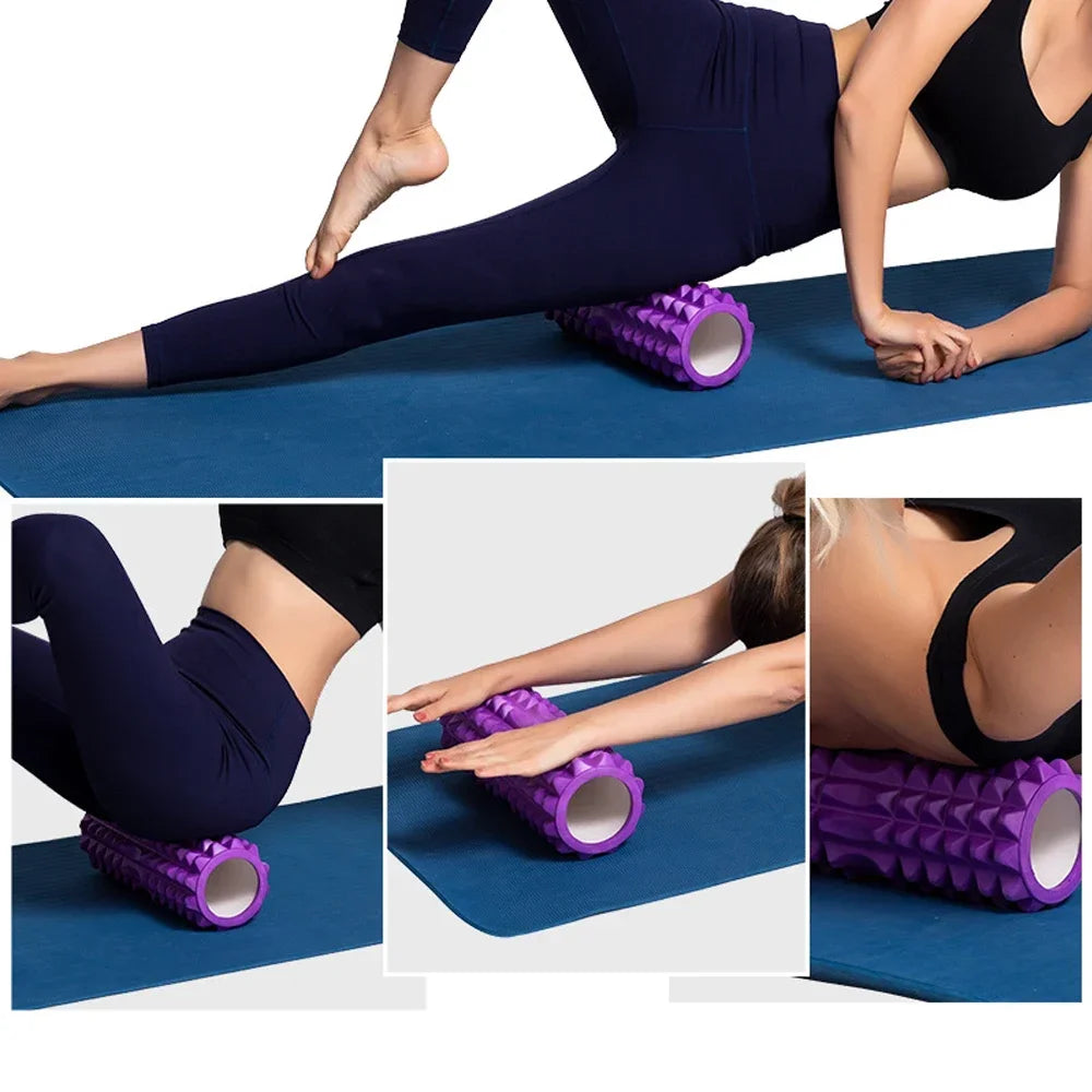1pc Foam Massage Roller, Hollow Yoga Column Fitness Equipment for Muscle Massage, Physiotherapy and Sports Rehabilitation, Rolle - WeightCityStore