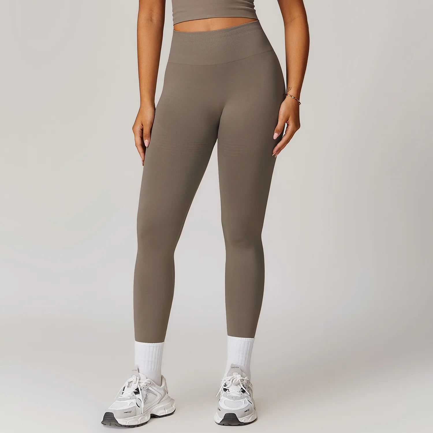 High Waist Seamless Leggings Women Fitness Running Yoga Pants Ribbed Leggings Energy Gym Tights Leggings Casual Workout Leggings - WeightCityStore