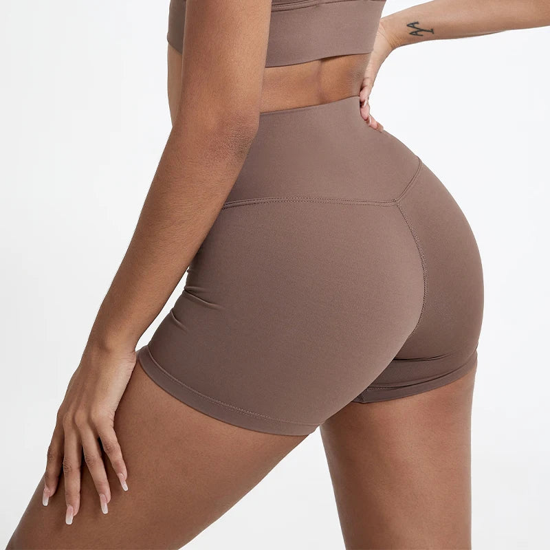 Running Sports Shorts Women Buttock Lift Gym Leggings Women Cycling Slim Fit Workout Shorts High Waist Yoga Shorts - WeightCityStore