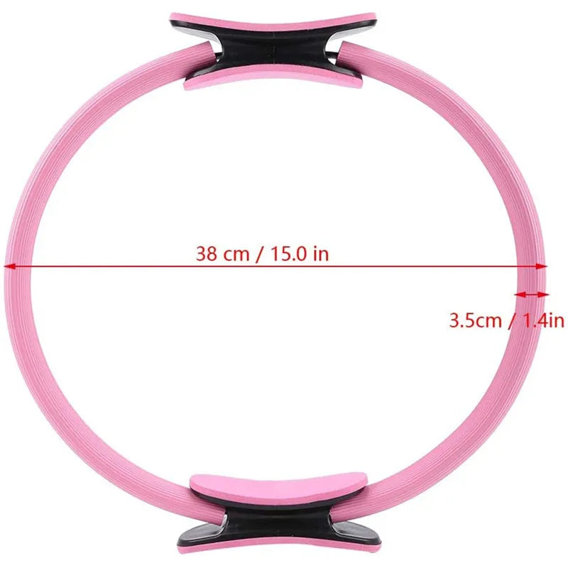 Yoga Fitness Ring Pilates Ring Women Girl Exercise Home Resistance Elasticity Yoga Gym Workout Pilates Circle Yoga Circle