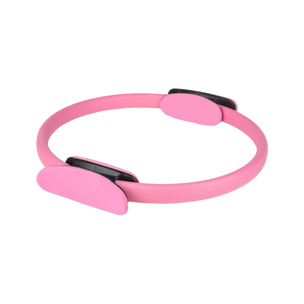 Pilates Ring Yoga Rings with Non Slip Handles Fitness Circle Portable Flexible Resistance Exercise Equipment for Core Workout