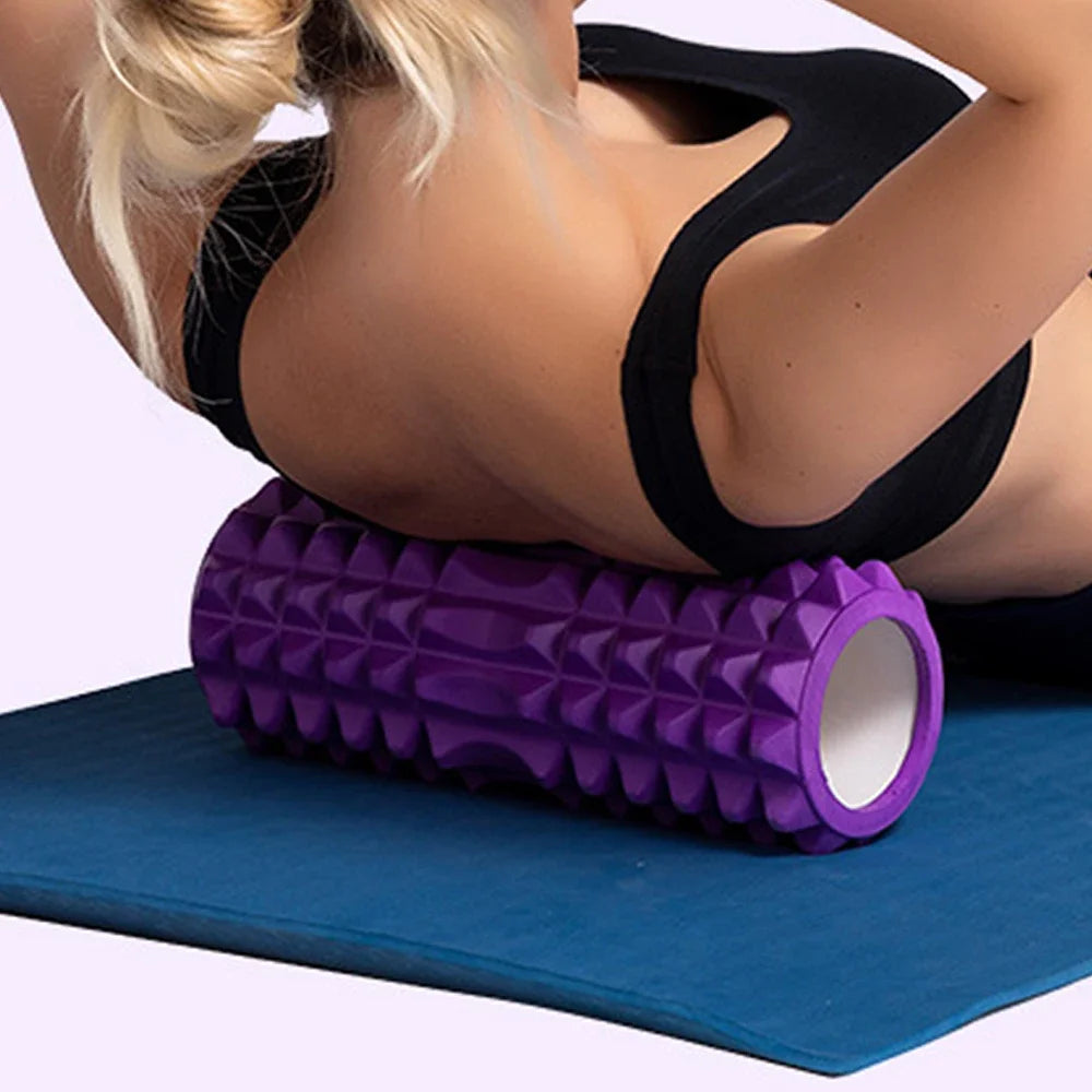 1pc Foam Massage Roller, Hollow Yoga Column Fitness Equipment for Muscle Massage, Physiotherapy and Sports Rehabilitation, Rolle - WeightCityStore