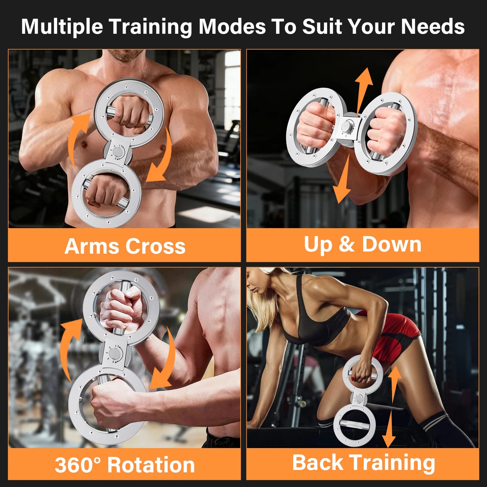 Rotator Machine Multifunctional Grip Strength Trainer 8 to 15 Pounds Adjustable Forearm Exerciser - WeightCityStore