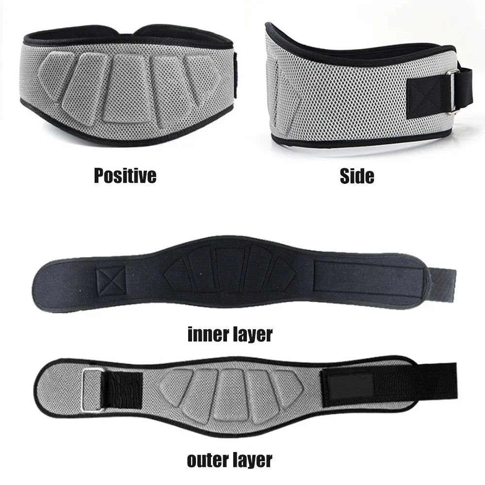 Fitness Weight Lifting Belt Workout Waist Belt Training Sport Waist Brace Gym Lumbar Back Brace Squat Powerlifting Waist Support - WeightCityStore