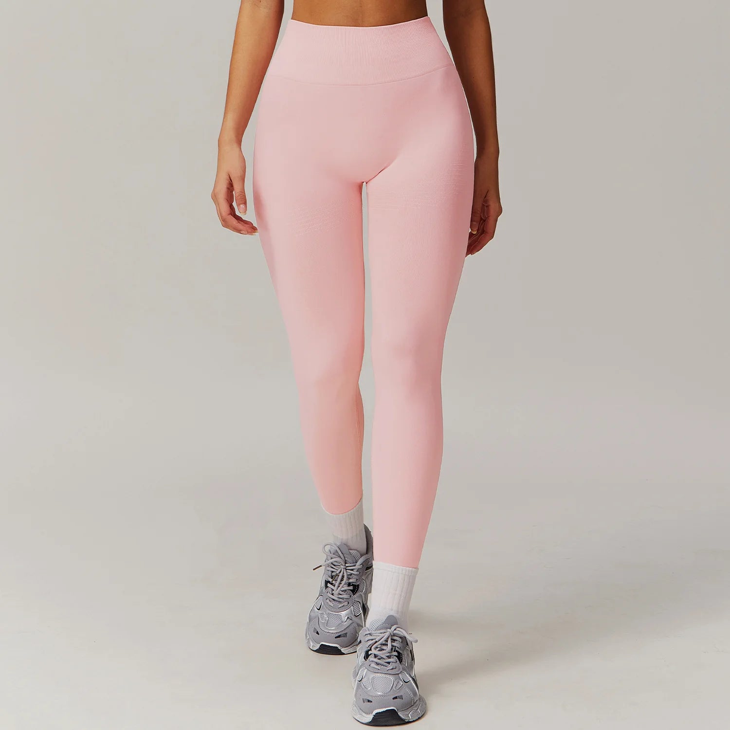 High Waist Seamless Leggings Women Fitness Running Yoga Pants Ribbed Leggings Energy Gym Tights Leggings Casual Workout Leggings - WeightCityStore