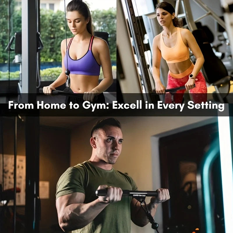 40cm Pulldown Bar for Home Gym Durable LAT Tricep Pull down Attachment Essential Strength Training Equipment Unisex Accessory - WeightCityStore